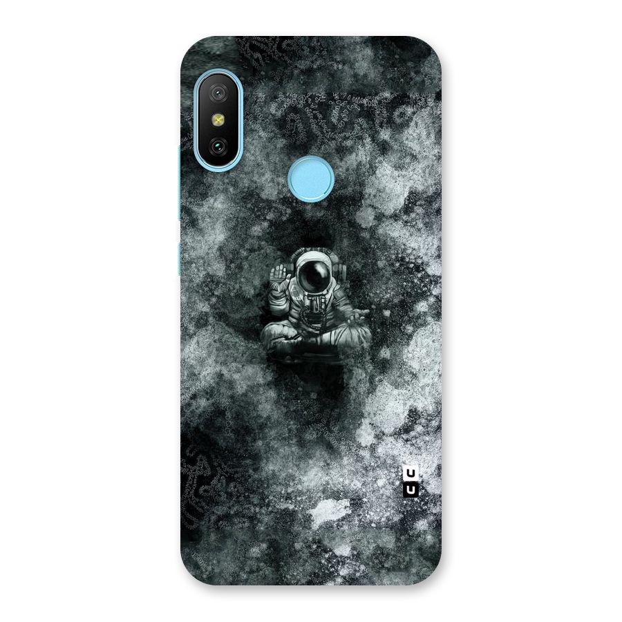 Meditating Spaceman Back Case for Redmi 6 Pro