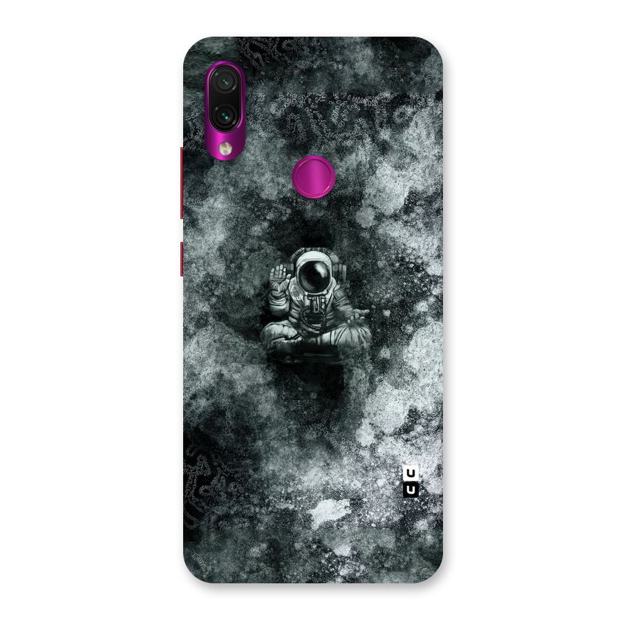 Meditating Spaceman Back Case for Redmi Note 7 Pro