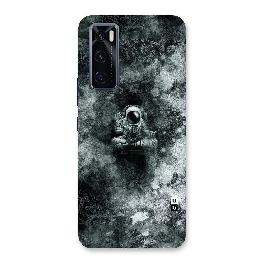 Meditating Spaceman Back Case for Vivo V20 SE