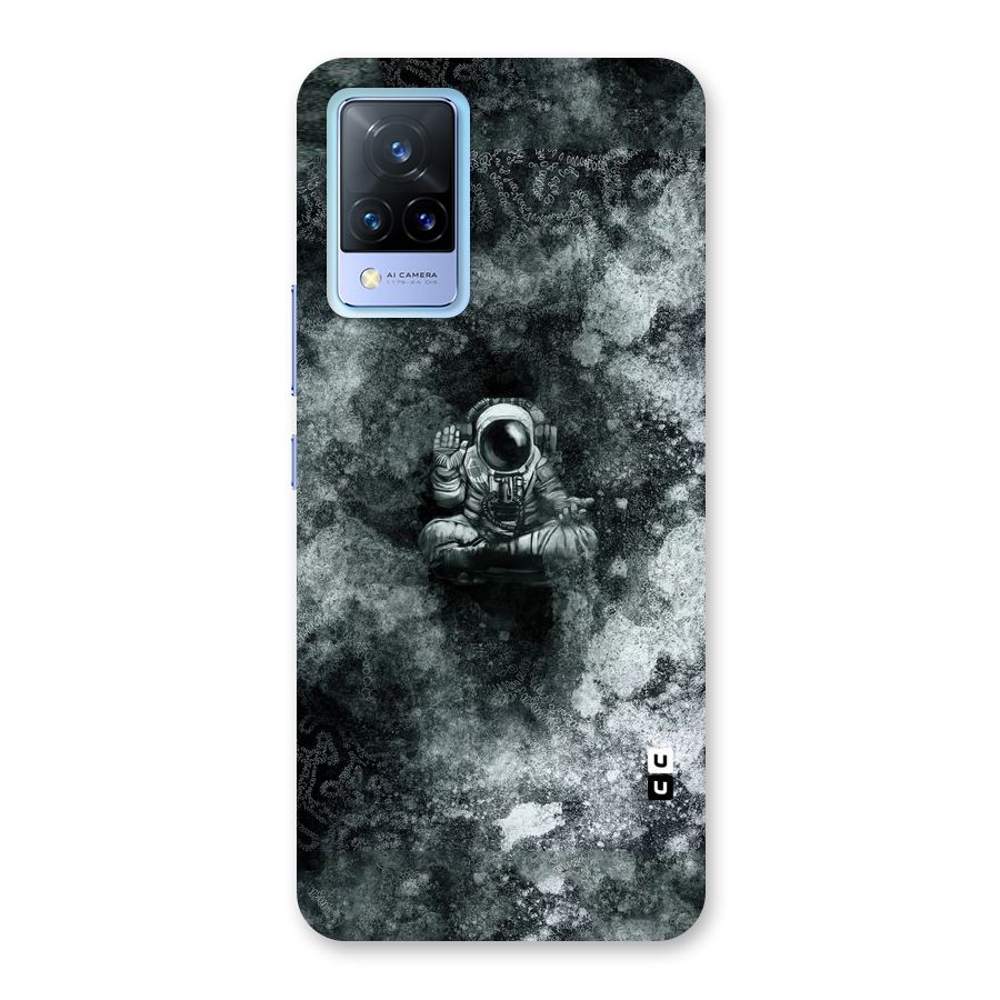 Meditating Spaceman Back Case for Vivo V21 5G