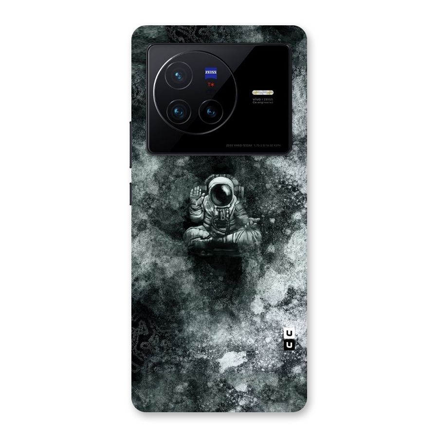 Meditating Spaceman Back Case for Vivo X80