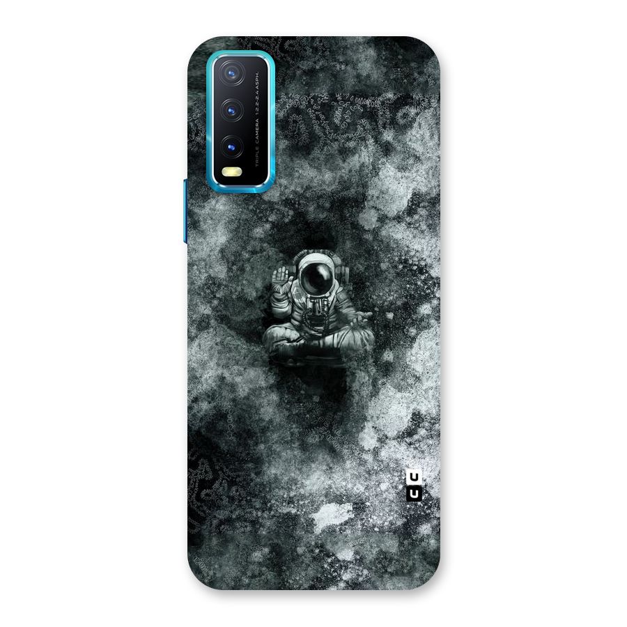 Meditating Spaceman Back Case for Vivo Y20A