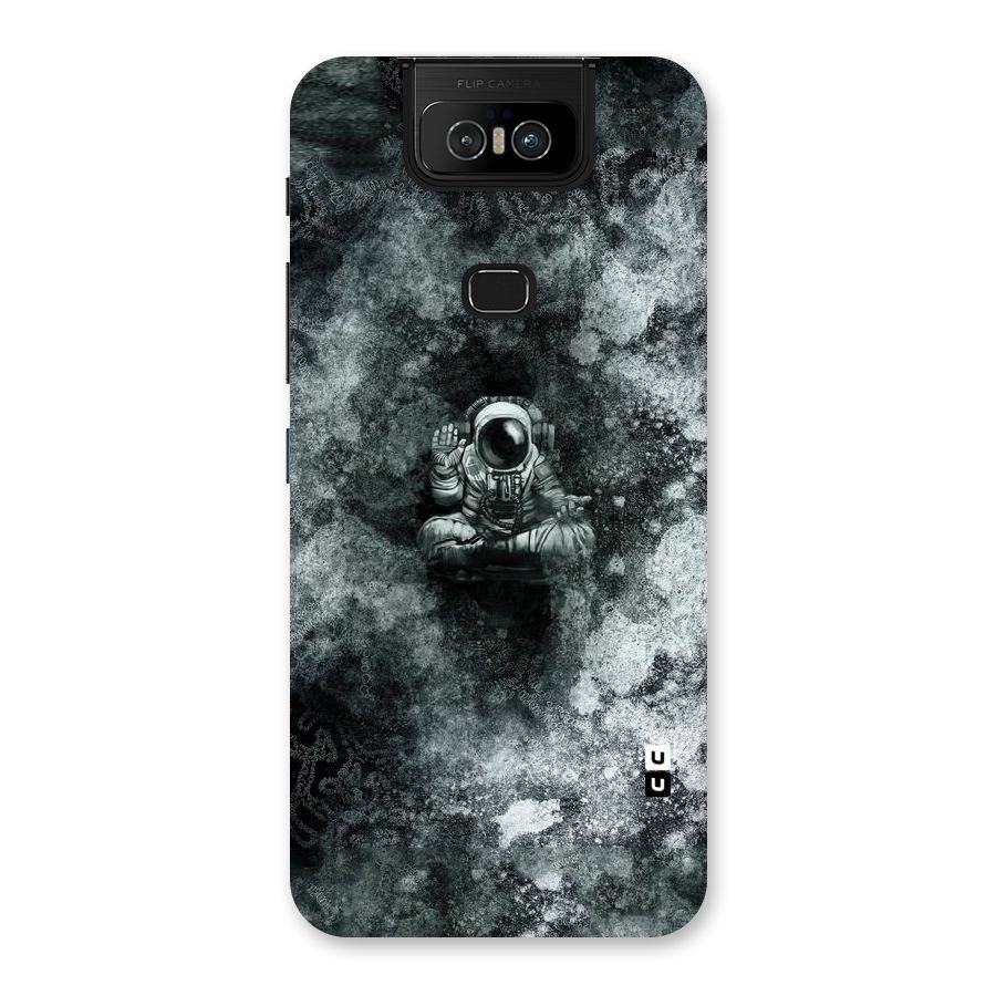 Meditating Spaceman Back Case for Zenfone 6z