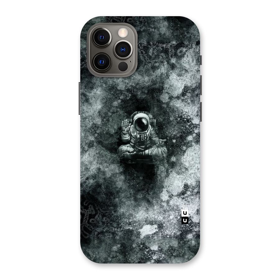 Meditating Spaceman Back Case for iPhone 12 Pro