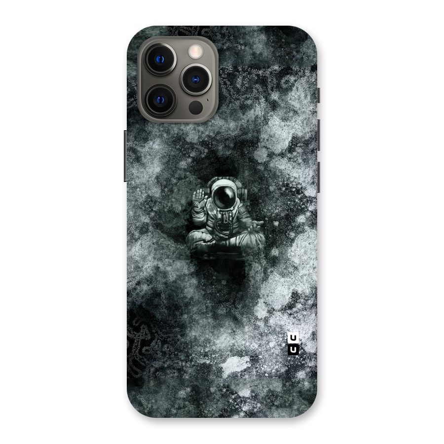 Meditating Spaceman Back Case for iPhone 12 Pro Max