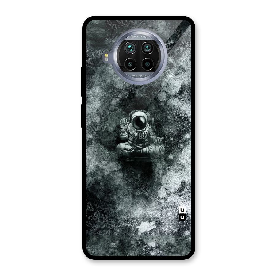 Meditating Spaceman Glass Back Case for Mi 10i