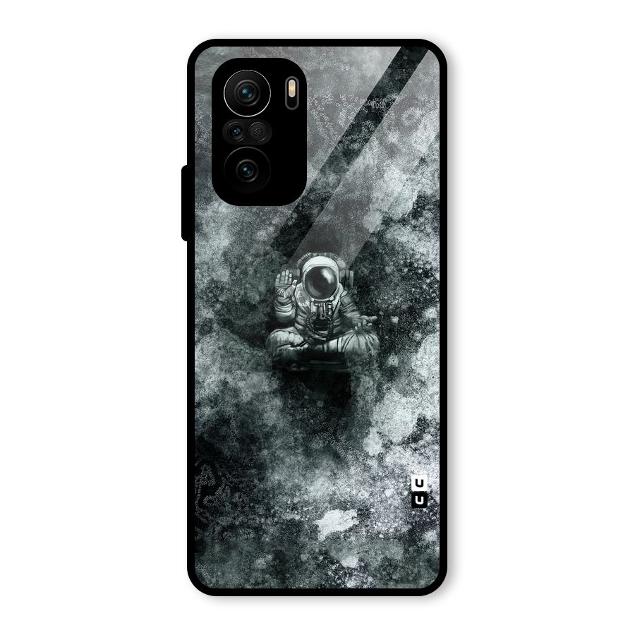 Meditating Spaceman Glass Back Case for Mi 11X Pro