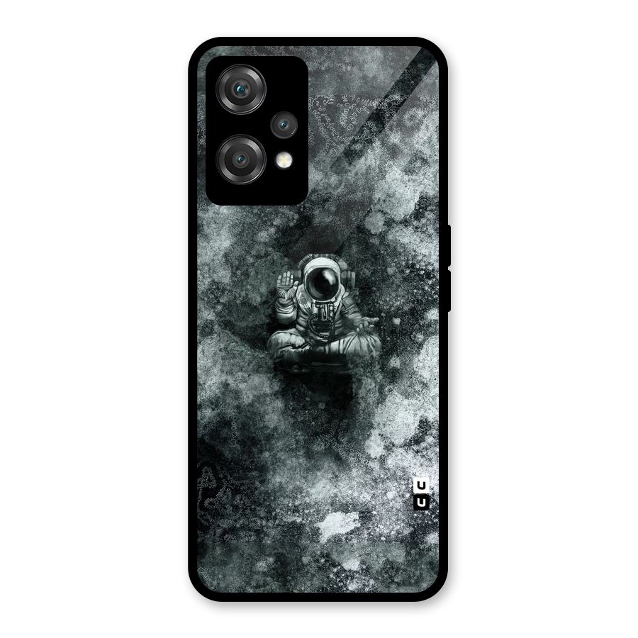 Meditating Spaceman Glass Back Case for OnePlus Nord CE 2 Lite 5G