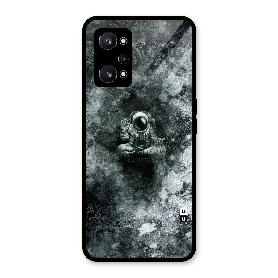 Meditating Spaceman Glass Back Case for Realme GT Neo 3T