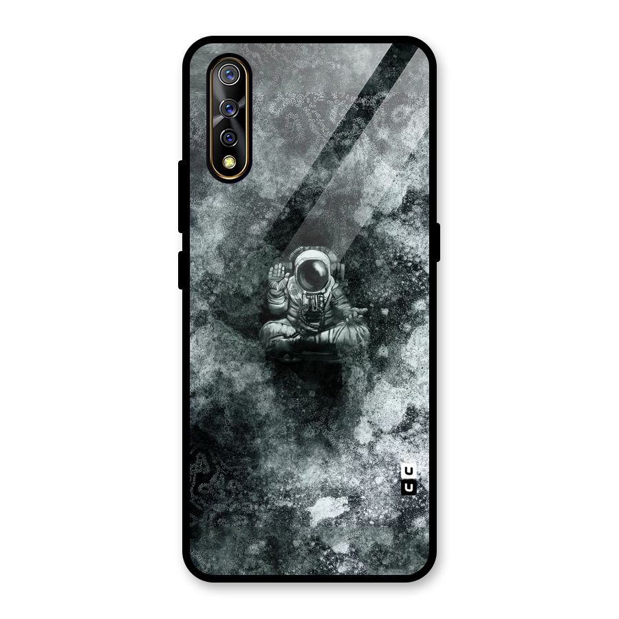 Meditating Spaceman Glass Back Case for Vivo S1