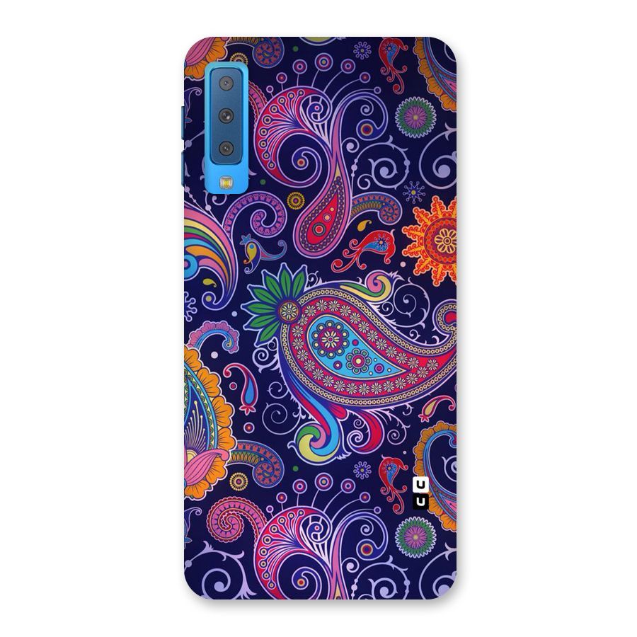 Mehendi Pattern Back Case for Galaxy A7 (2018)