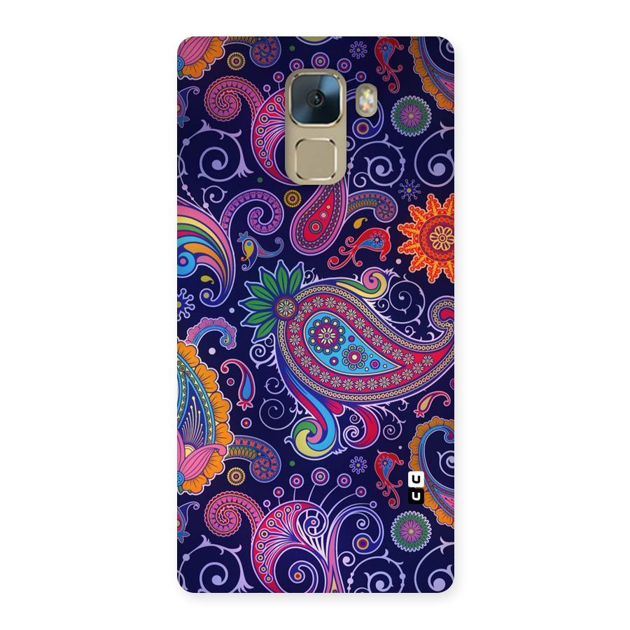 Mehendi Pattern Back Case for Huawei Honor 7