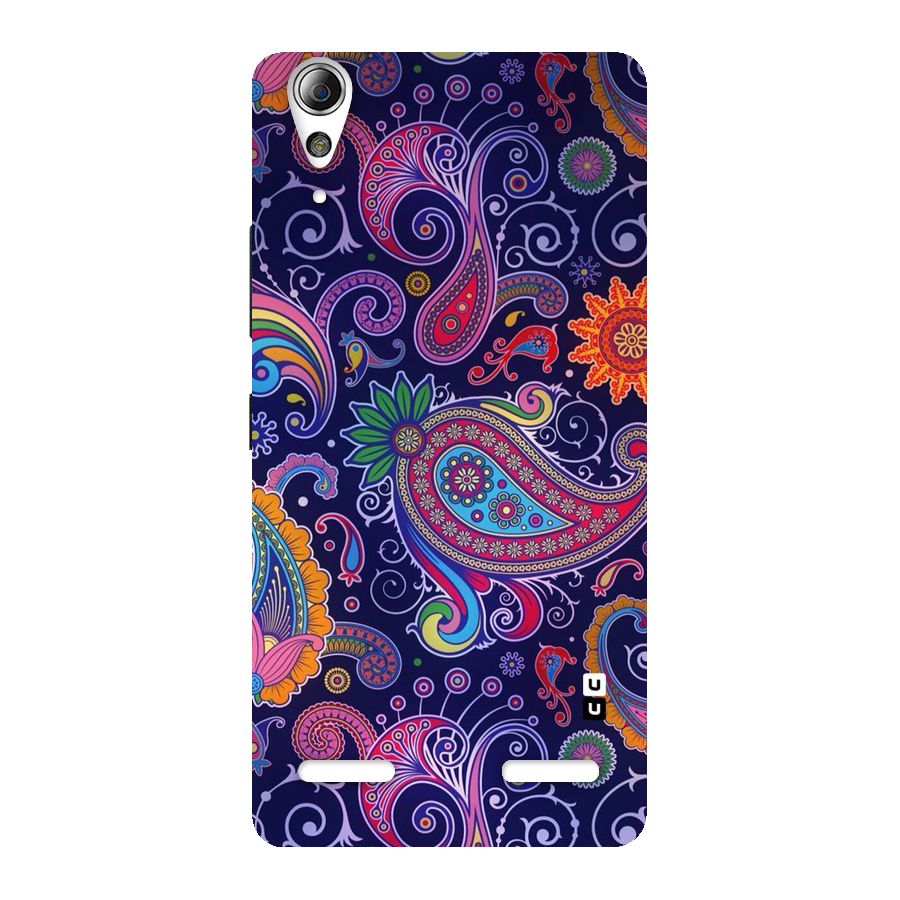 Mehendi Pattern Back Case for Lenovo A6000 Plus