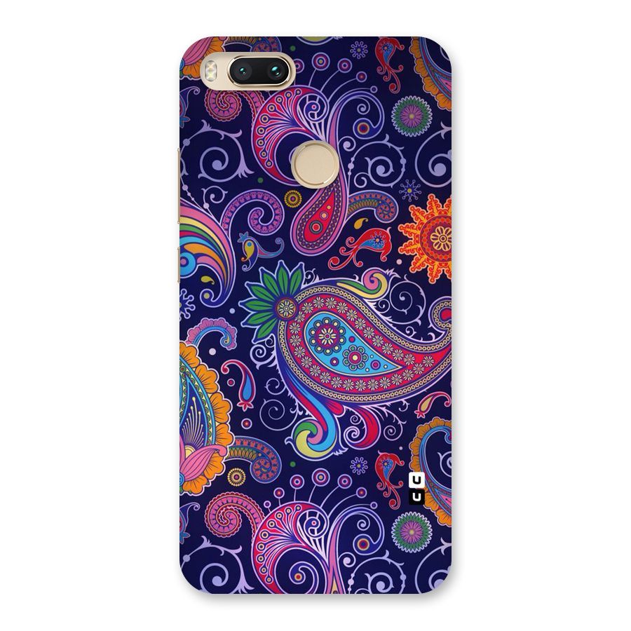 Mehendi Pattern Back Case for Mi A1