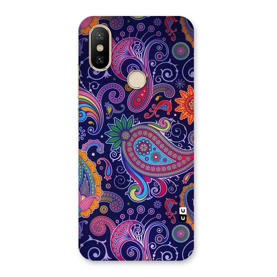Mehendi Pattern Back Case for Mi A2