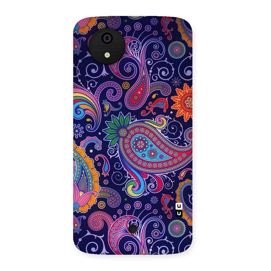 Mehendi Pattern Back Case for Micromax Canvas A1