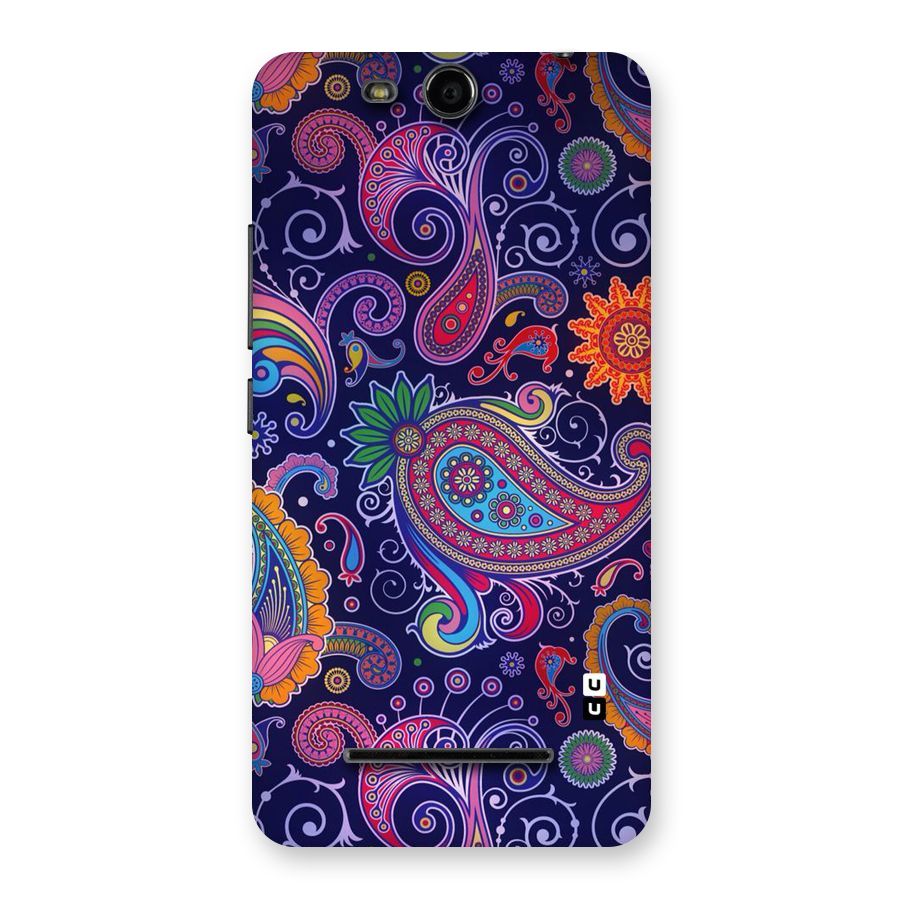 Mehendi Pattern Back Case for Micromax Canvas Juice 3 Q392