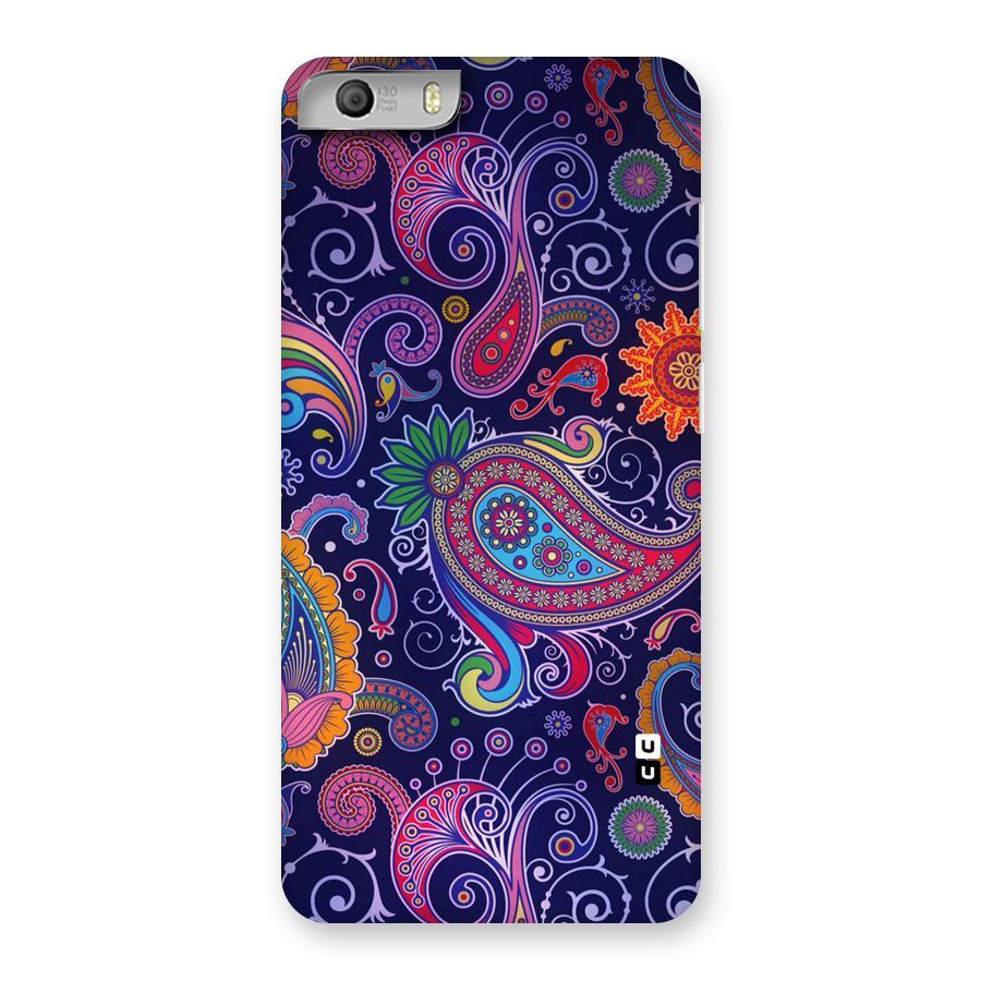 Mehendi Pattern Back Case for Micromax Canvas Knight 2