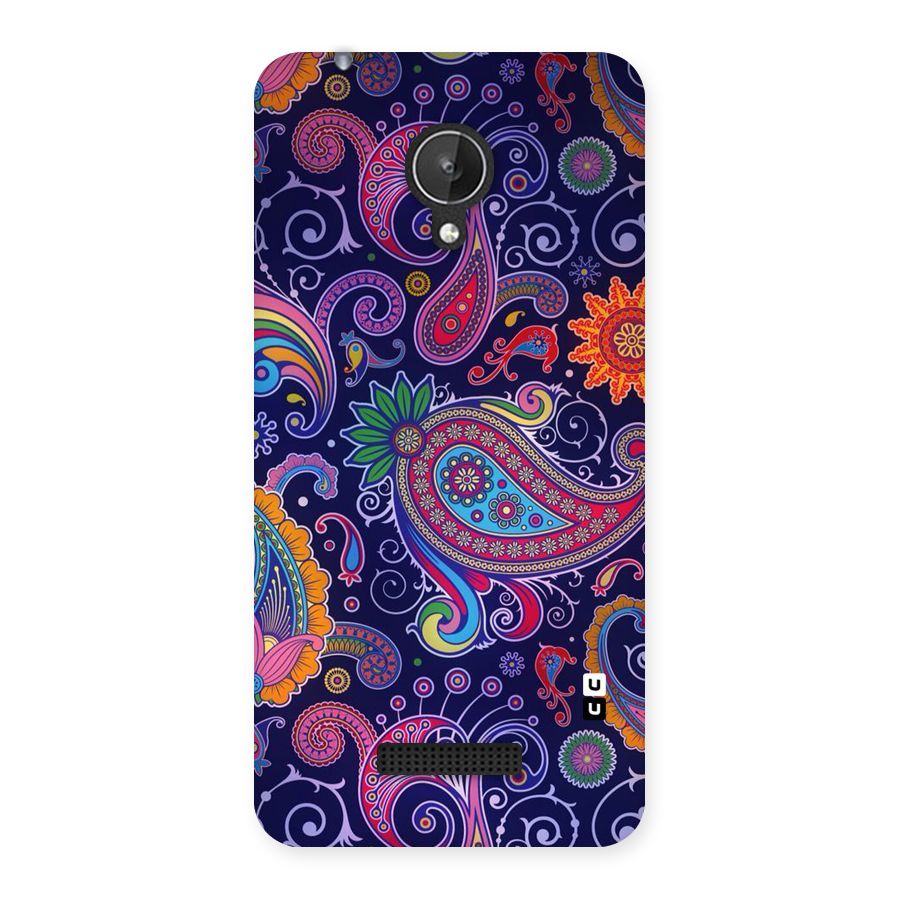 Mehendi Pattern Back Case for Micromax Canvas Spark Q380