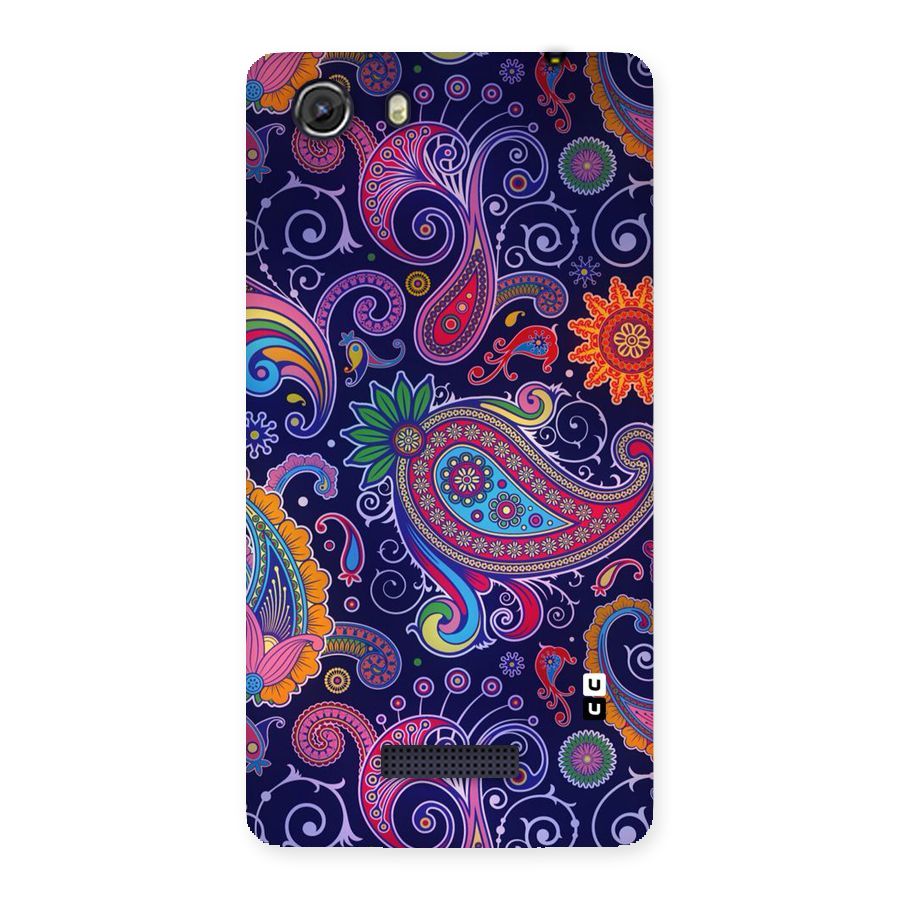 Mehendi Pattern Back Case for Micromax Unite 3
