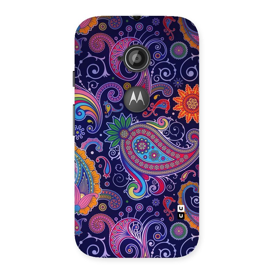 Mehendi Pattern Back Case for Moto E 2nd Gen
