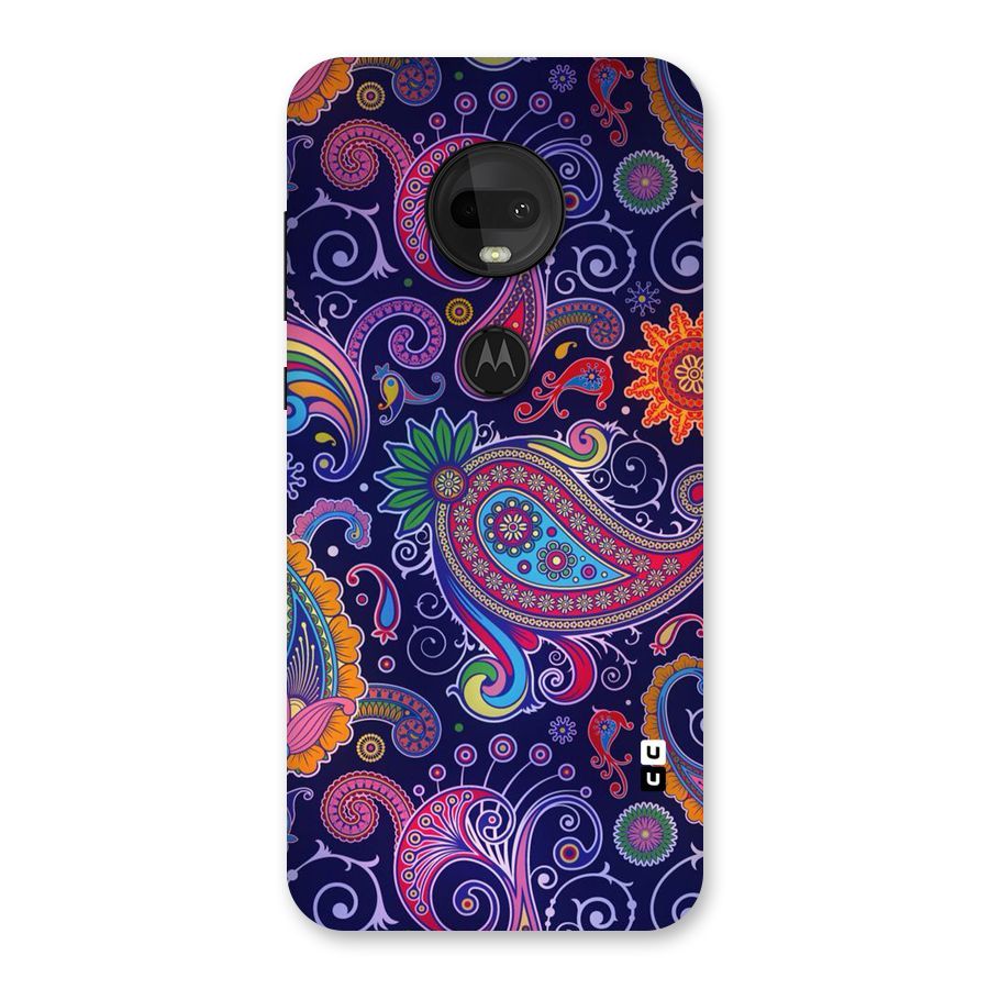 Mehendi Pattern Back Case for Moto G7