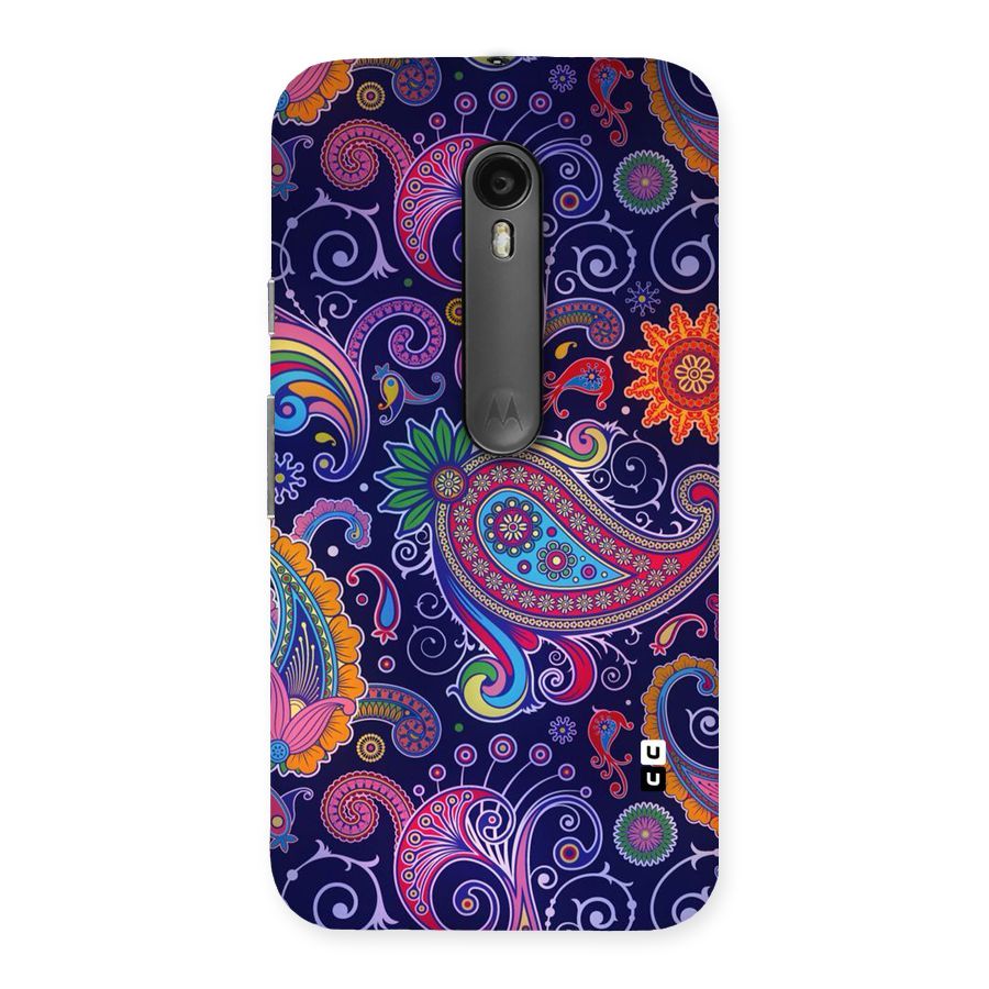 Mehendi Pattern Back Case for Moto G Turbo