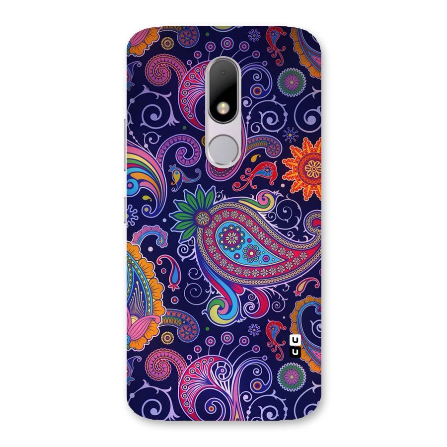Mehendi Pattern Back Case for Moto M