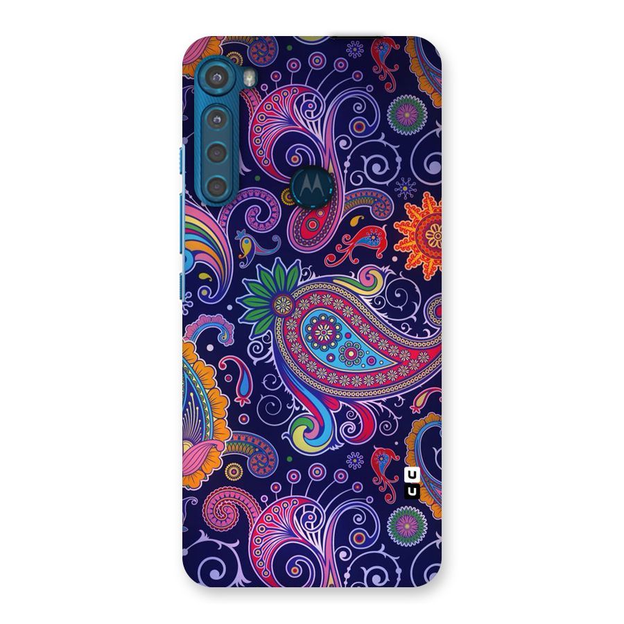 Mehendi Pattern Back Case for Motorola One Fusion Plus