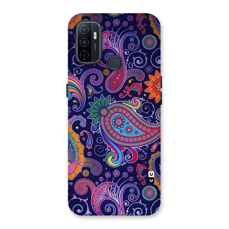 Mehendi Pattern Back Case for Oppo A32