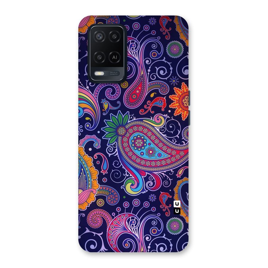 Mehendi Pattern Back Case for Oppo A54