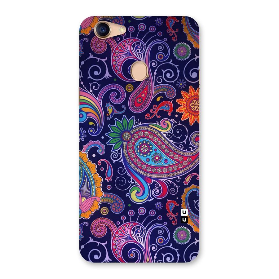 Mehendi Pattern Back Case for Oppo F5