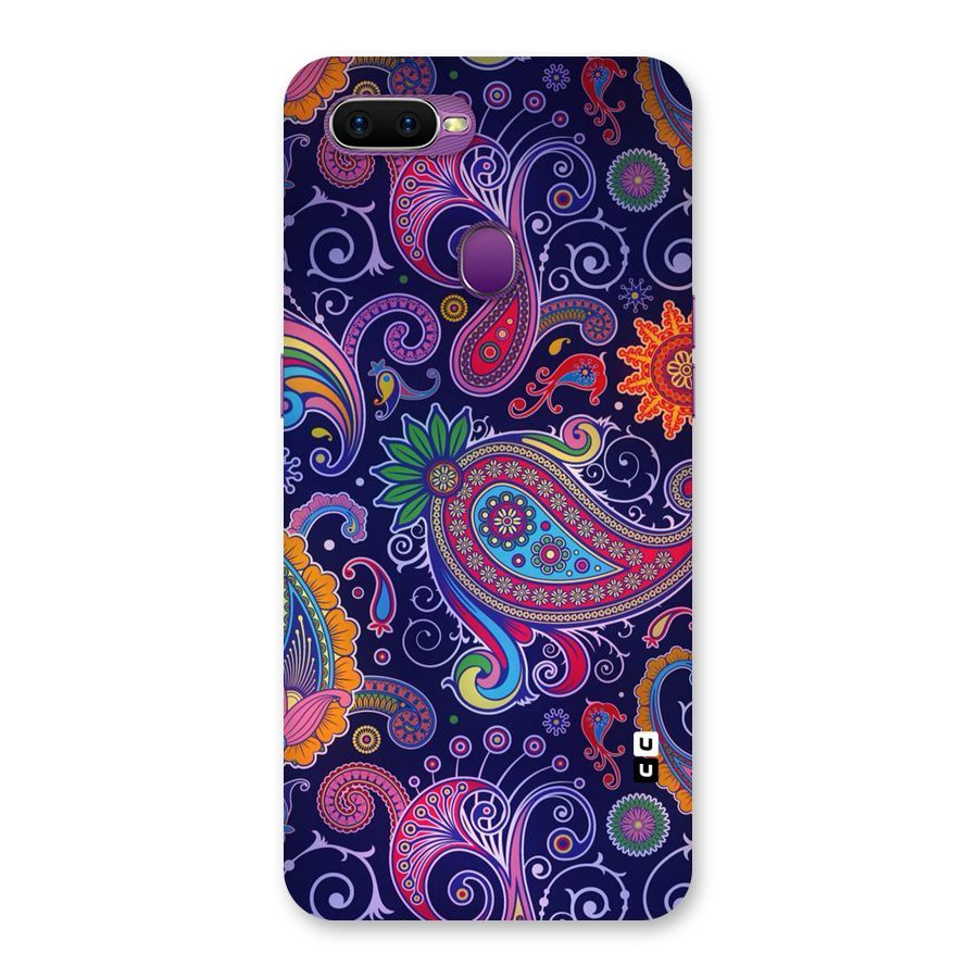 Mehendi Pattern Back Case for Oppo F9