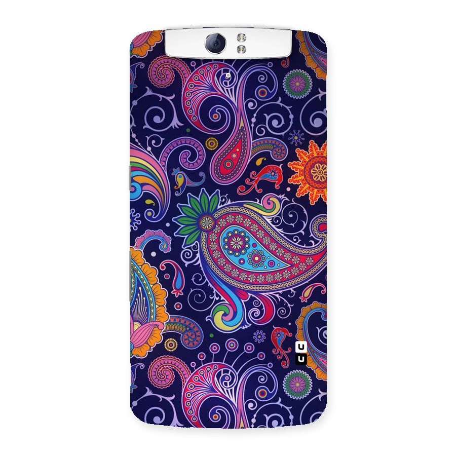 Mehendi Pattern Back Case for Oppo N1