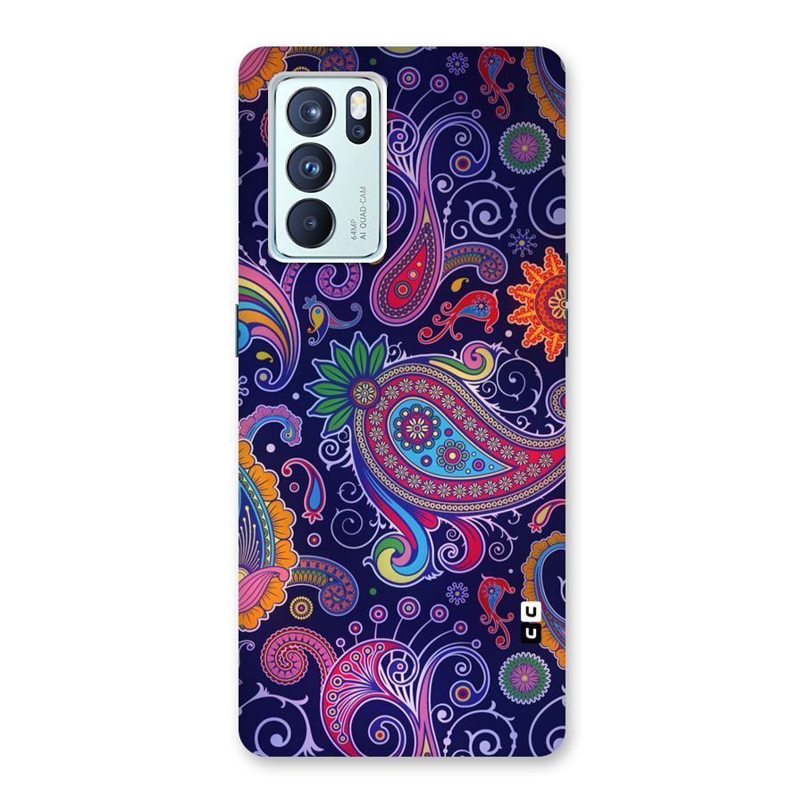 Mehendi Pattern Back Case for Oppo Reno6 Pro 5G