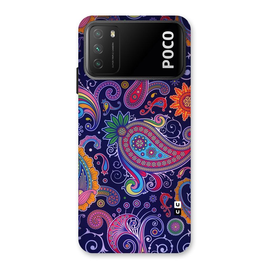Mehendi Pattern Back Case for Poco M3