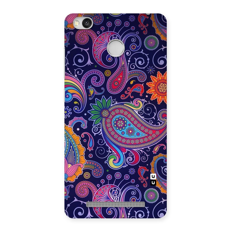 Mehendi Pattern Back Case for Redmi 3S Prime