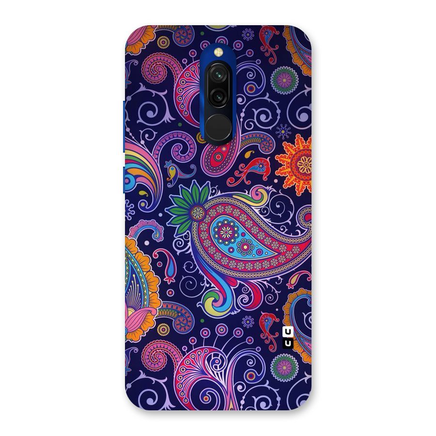 Mehendi Pattern Back Case for Redmi 8
