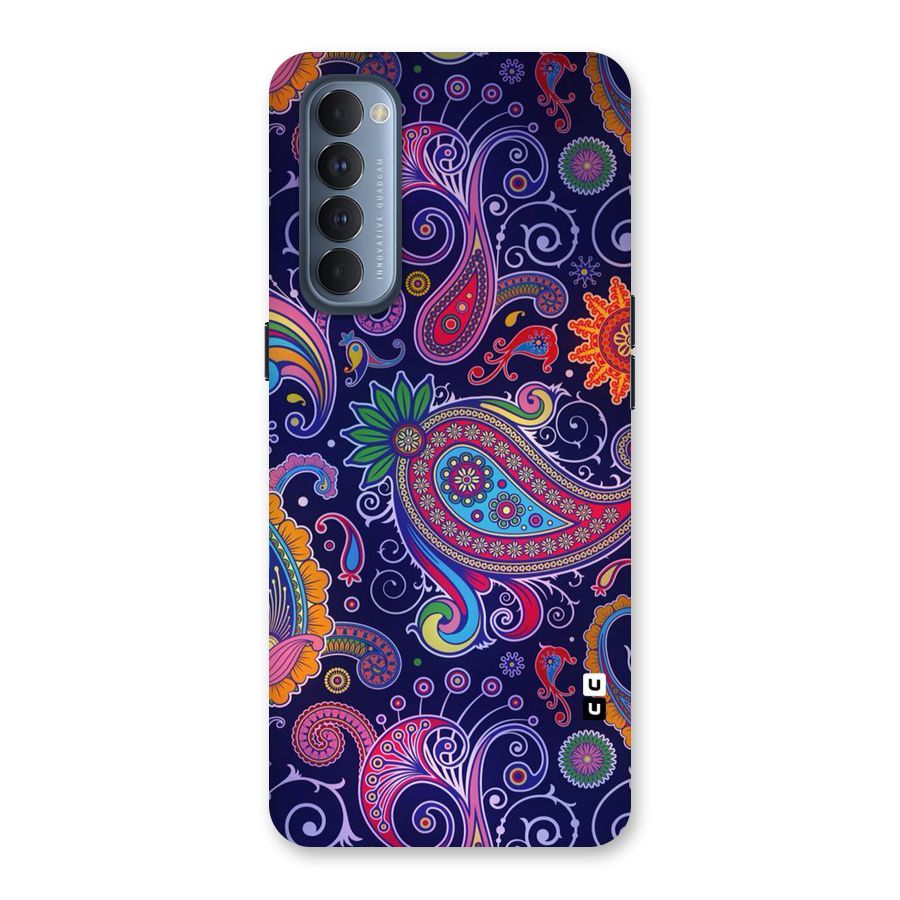 Mehendi Pattern Back Case for Reno4 Pro