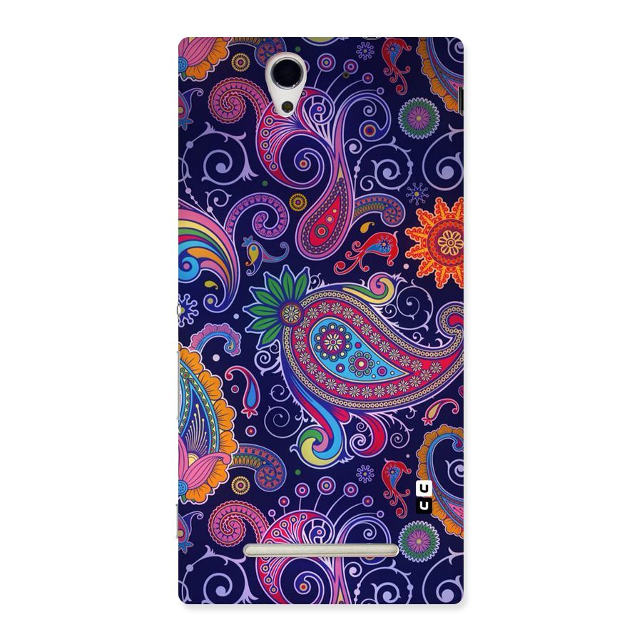 Mehendi Pattern Back Case for Sony Xperia C3
