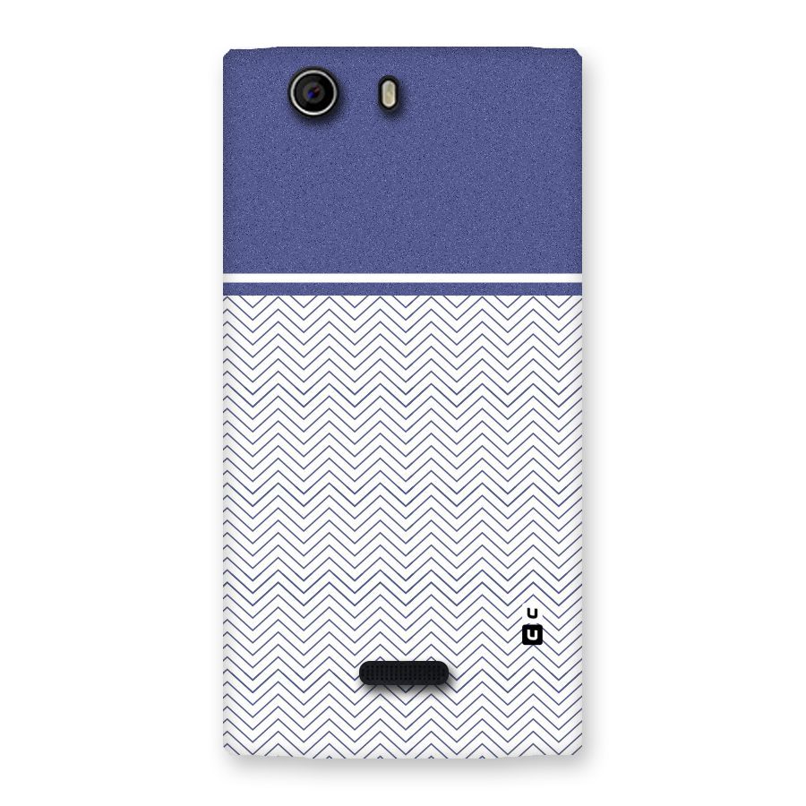 Melange Striped Pattern Back Case for Canvas Nitro 2 E311