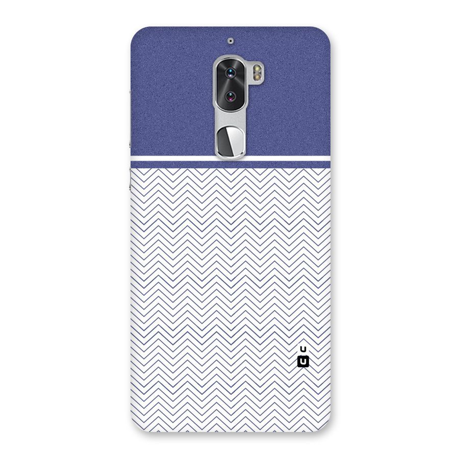 Melange Striped Pattern Back Case for Coolpad Cool 1