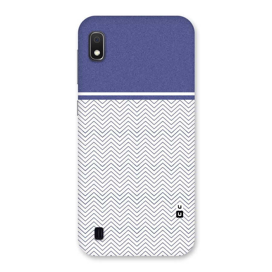 Melange Striped Pattern Back Case for Galaxy A10