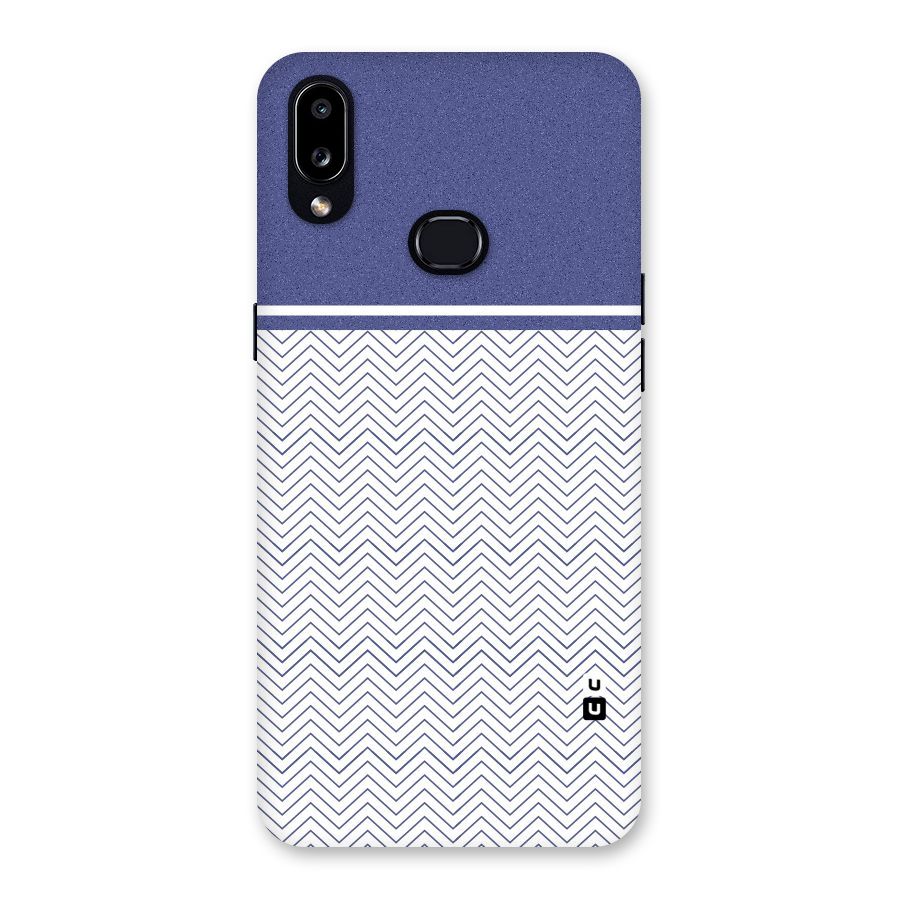 Melange Striped Pattern Back Case for Galaxy A10s