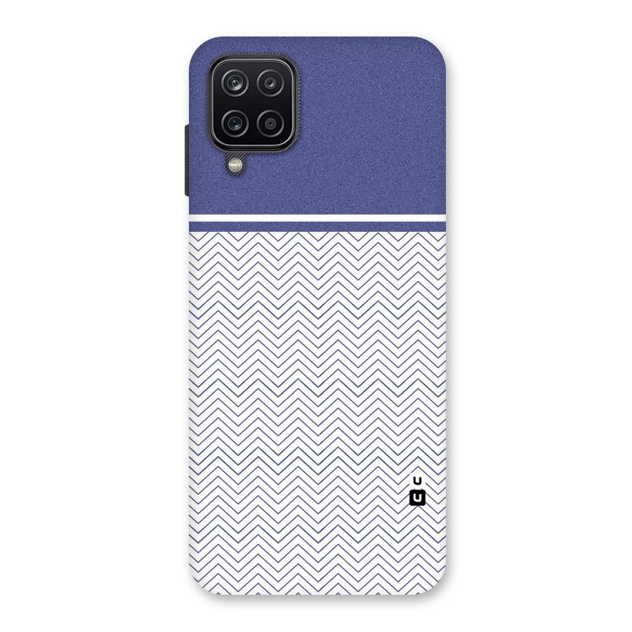 Melange Striped Pattern Back Case for Galaxy A12