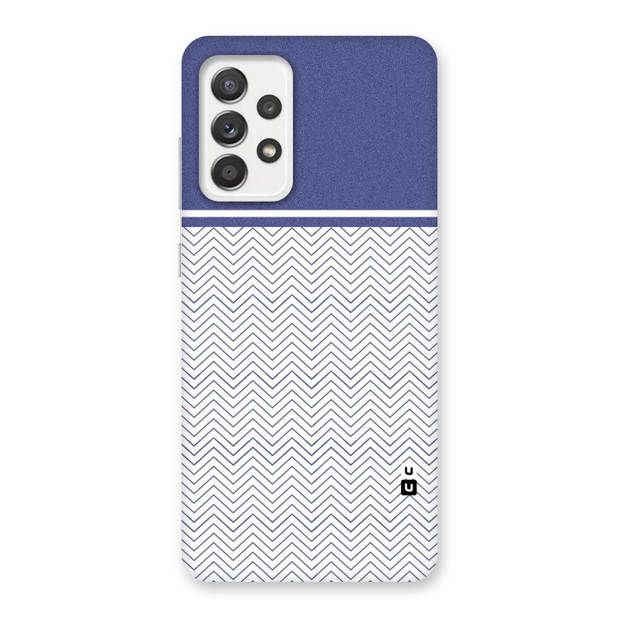 Melange Striped Pattern Back Case for Galaxy A52