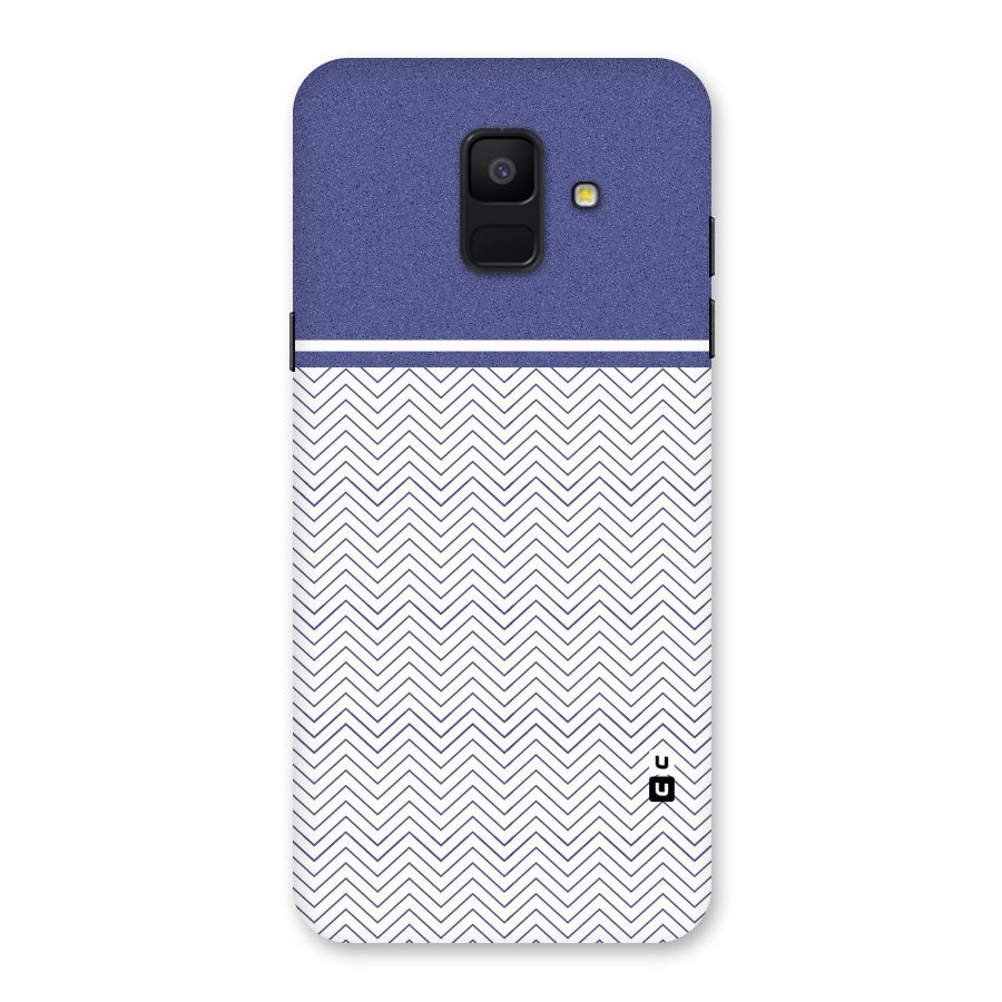 Melange Striped Pattern Back Case for Galaxy A6 (2018)