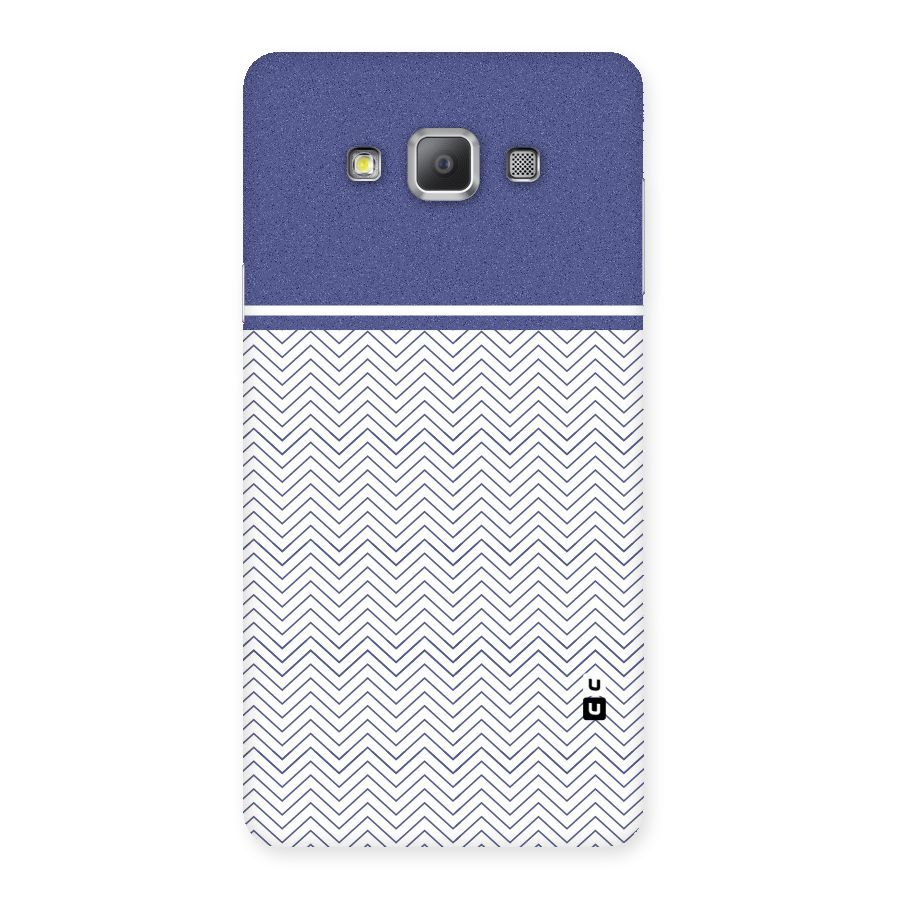 Melange Striped Pattern Back Case for Galaxy A7