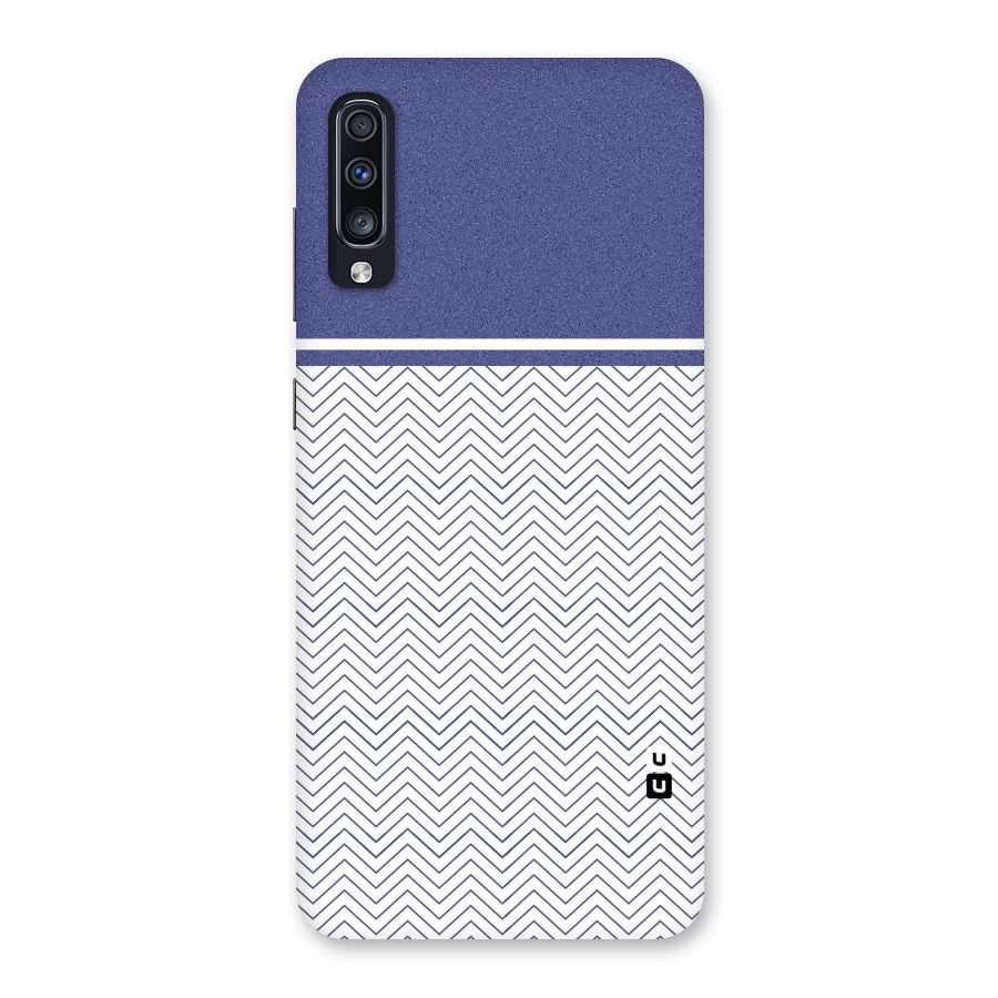 Melange Striped Pattern Back Case for Galaxy A70