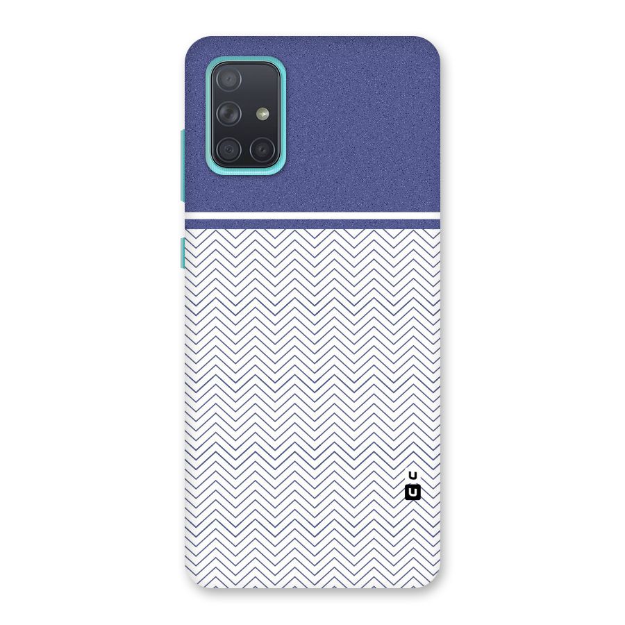 Melange Striped Pattern Back Case for Galaxy A71